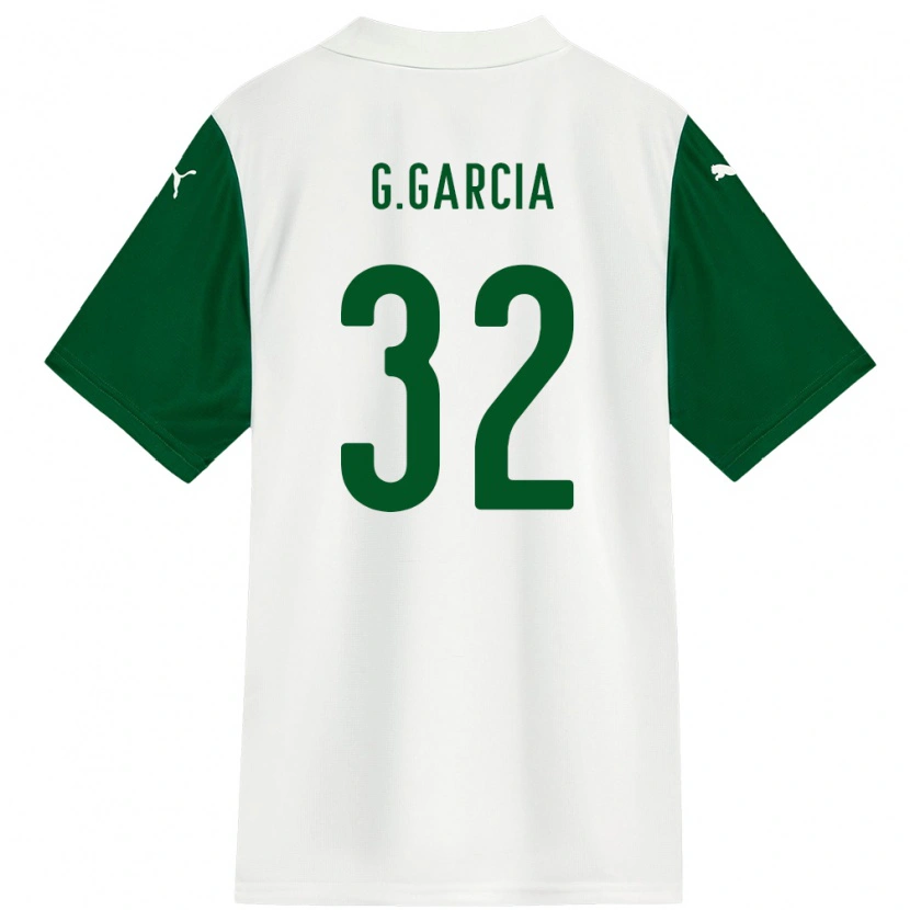 Danxen Kid Gustavo Garcia #32 White Green Away Jersey 2025/26 T-Shirt