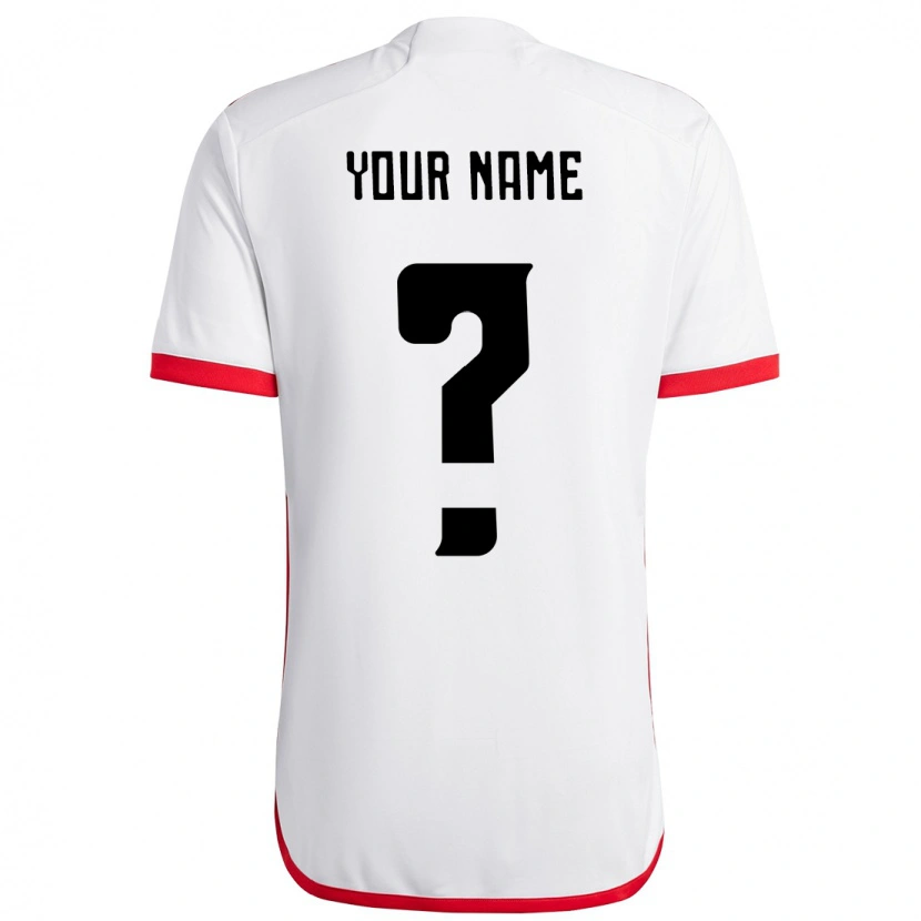 Danxen Kid Your Name #0 White Red Away Jersey 2025/26 T-Shirt