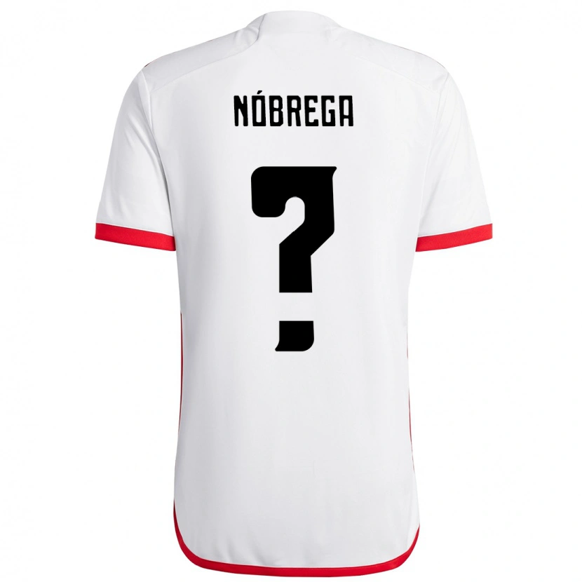 Danxen Kid Kaio Nóbrega #0 White Red Away Jersey 2025/26 T-Shirt