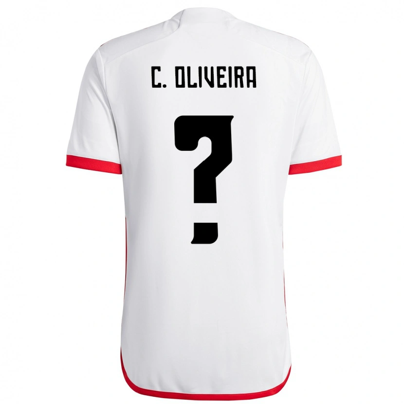 Danxen Kid Christian Oliveira #0 White Red Away Jersey 2025/26 T-Shirt