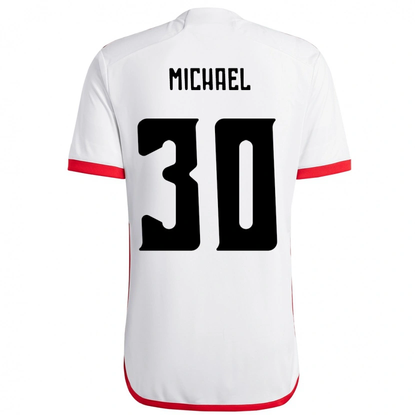 Danxen Kid Michael #30 White Red Away Jersey 2025/26 T-Shirt