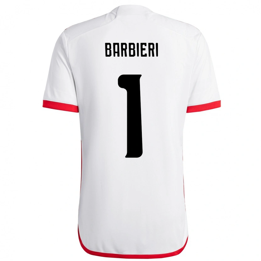 Danxen Kid Gabi Barbieri #1 White Red Away Jersey 2025/26 T-Shirt