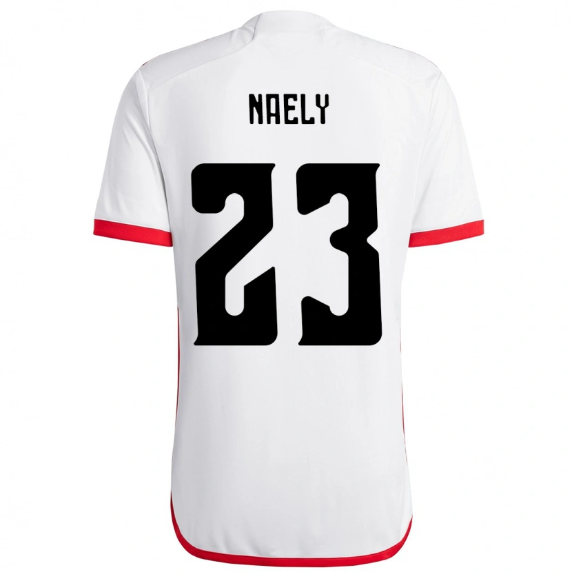 Danxen Kid Naely #23 White Red Away Jersey 2025/26 T-Shirt