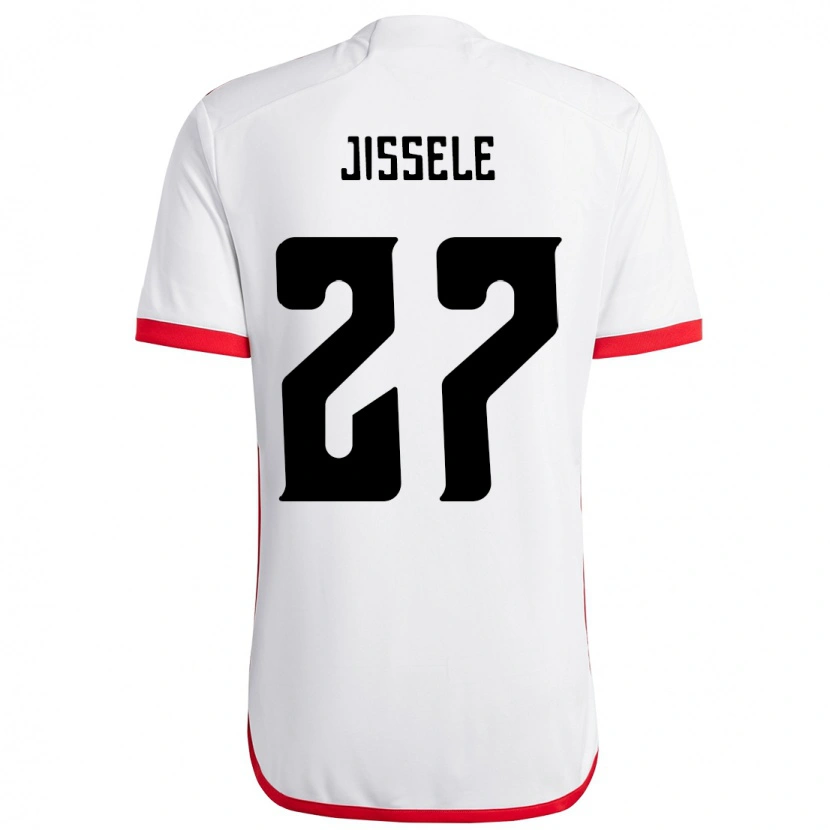 Danxen Kid Jissele #27 White Red Away Jersey 2025/26 T-Shirt