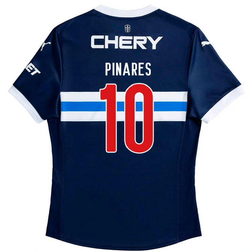 Danxen Kid Cesar Pinares #10 Royal Blue White Away Jersey 2025/26 T-Shirt