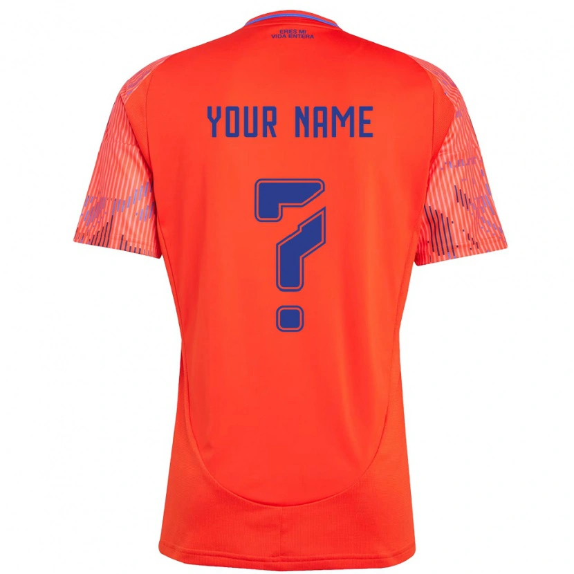 Danxen Kid Your Name #0 Orange Red Away Jersey 2025/26 T-Shirt