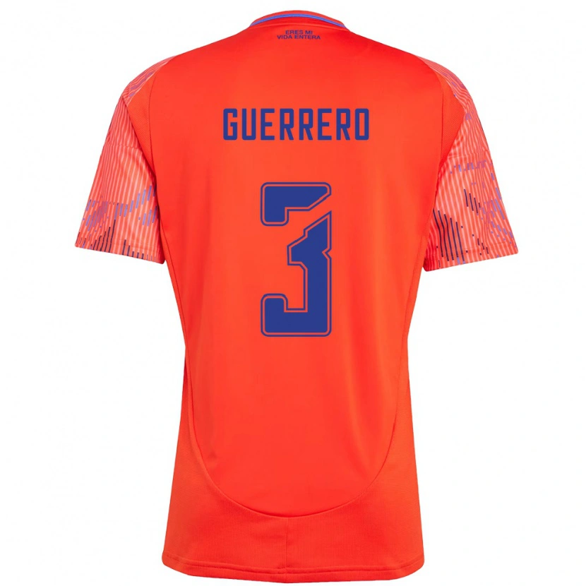 Danxen Kid Carla Guerrero #3 Orange Red Away Jersey 2025/26 T-Shirt