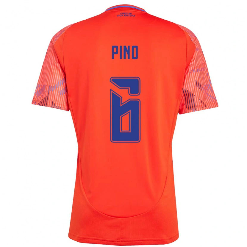 Danxen Kid Gisela Pino #6 Orange Red Away Jersey 2025/26 T-Shirt