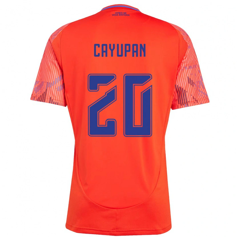 Danxen Kid Natalia Cayupán #20 Orange Red Away Jersey 2025/26 T-Shirt