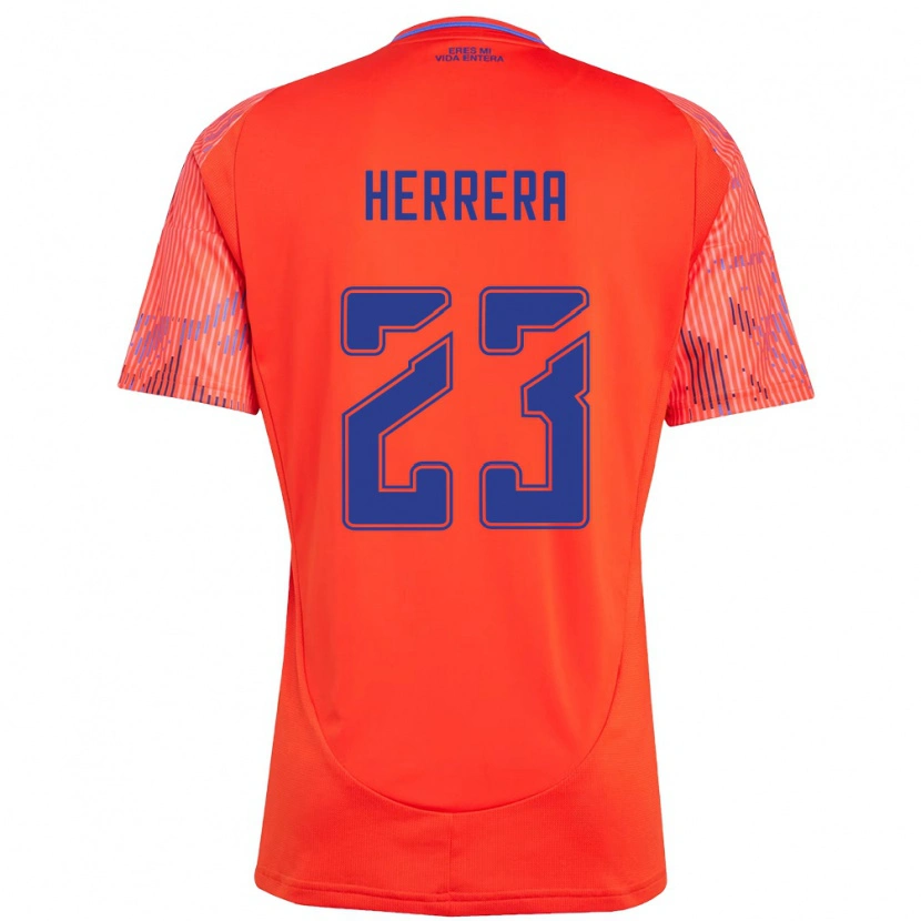 Danxen Kid Claudia Herrera #23 Orange Red Away Jersey 2025/26 T-Shirt