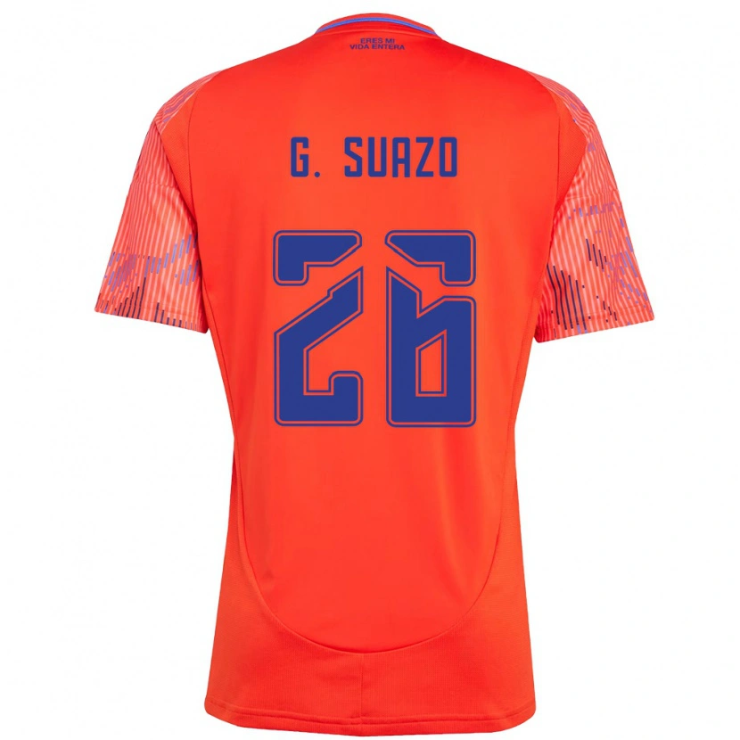 Danxen Kid Grettel Suazo #26 Orange Red Away Jersey 2025/26 T-Shirt