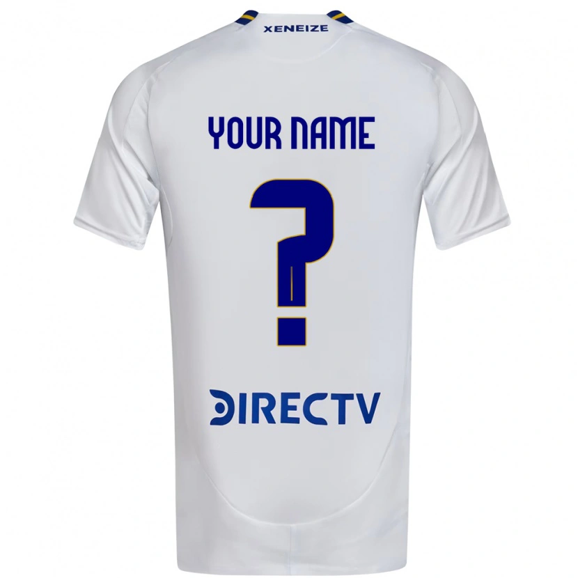 Danxen Kid Your Name #0 White Blue Away Jersey 2025/26 T-Shirt