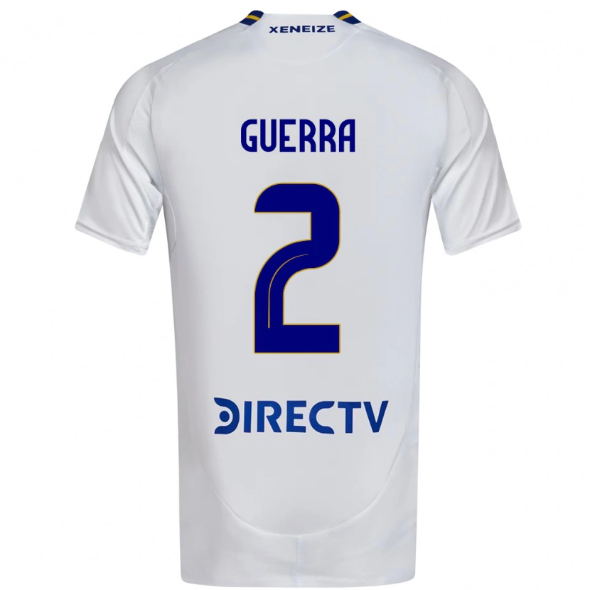 Danxen Kid Maylen Guerra #2 White Blue Away Jersey 2025/26 T-Shirt