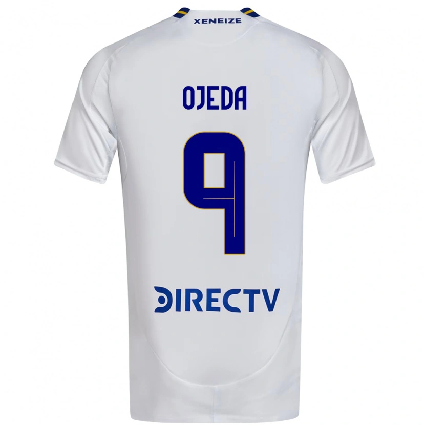 Danxen Kid Andrea Ojeda #9 White Blue Away Jersey 2025/26 T-Shirt