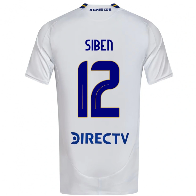 Danxen Kid Priscila Siben #12 White Blue Away Jersey 2025/26 T-Shirt