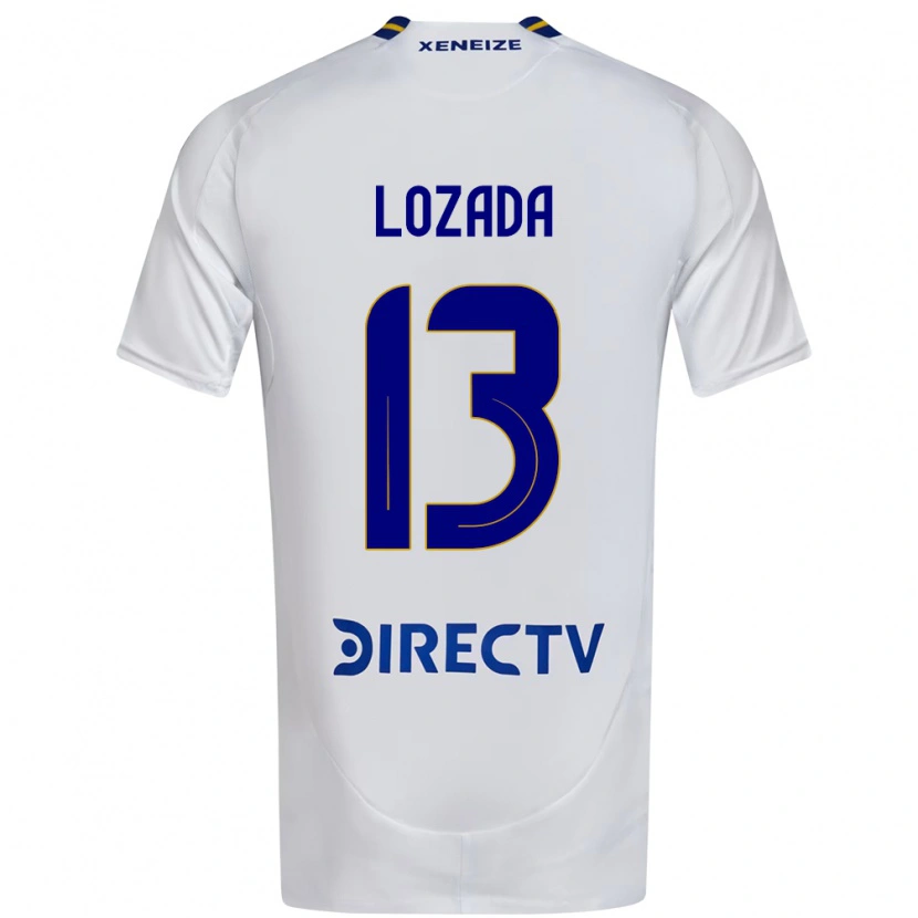 Danxen Kid Rocío Lozada #13 White Blue Away Jersey 2025/26 T-Shirt