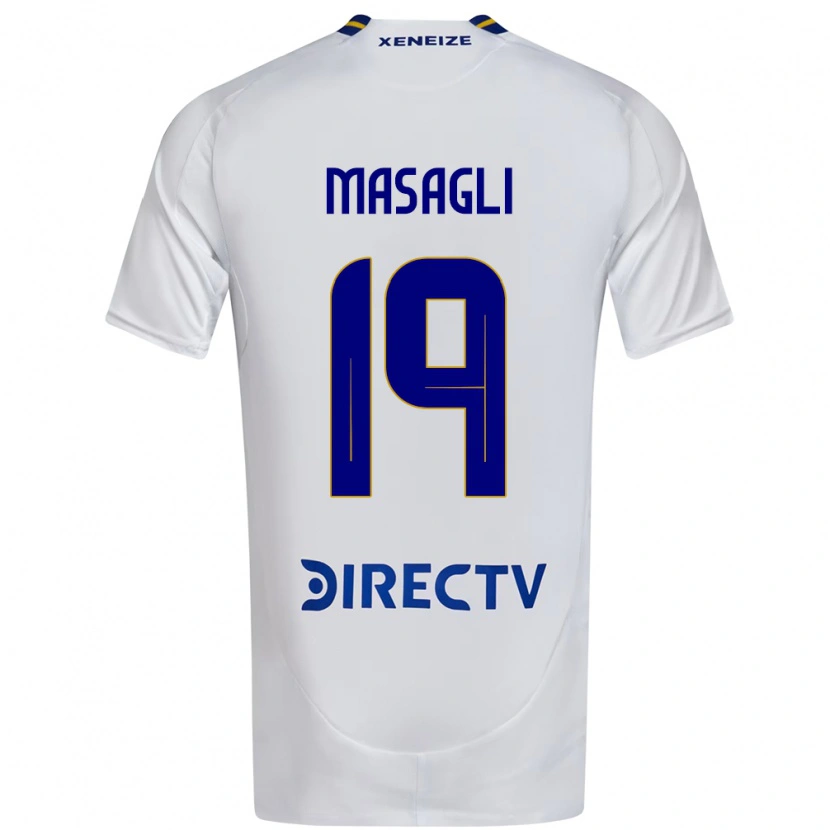 Danxen Kid Yohana Masagli #19 White Blue Away Jersey 2025/26 T-Shirt