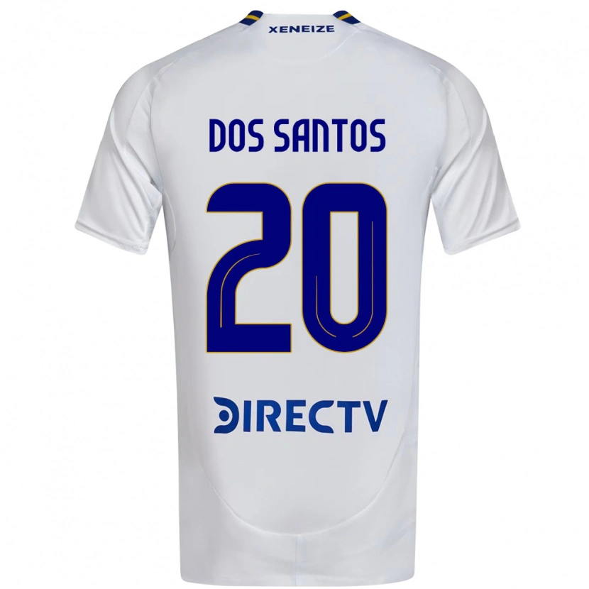 Danxen Kid Celeste Dos Santos #20 White Blue Away Jersey 2025/26 T-Shirt