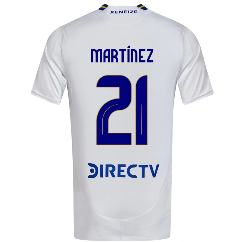 Danxen Kid Julieta Martínez #21 White Blue Away Jersey 2025/26 T-Shirt