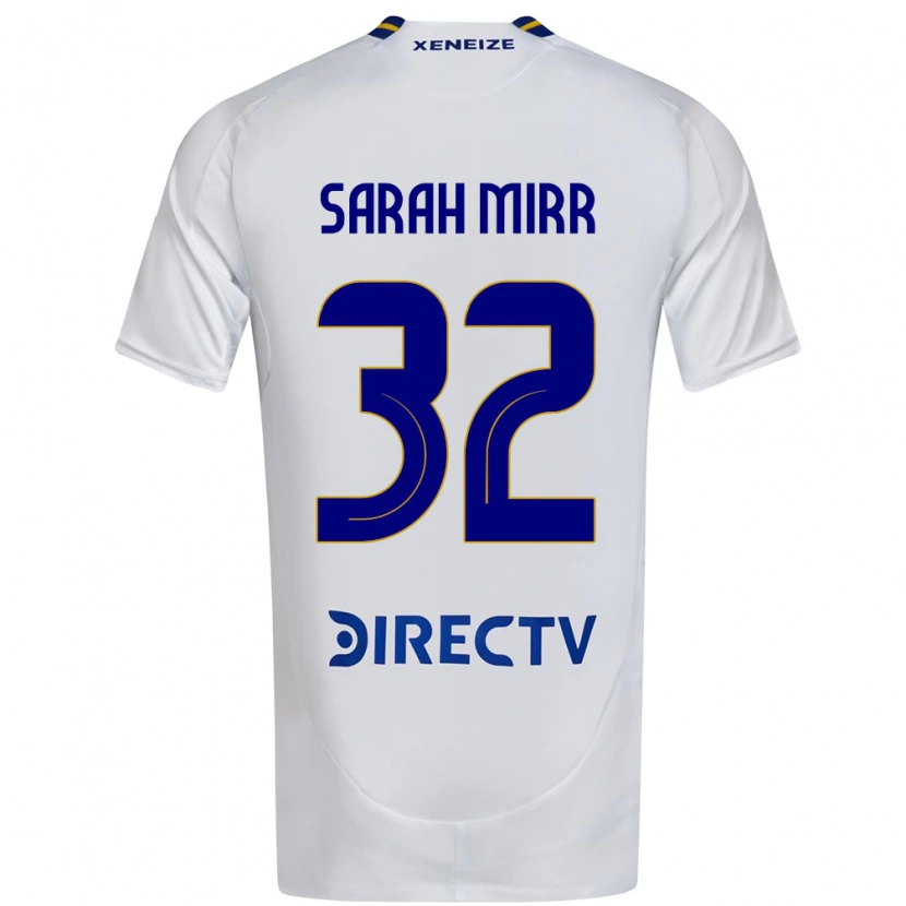 Danxen Kid Sarah Mirr #32 White Blue Away Jersey 2025/26 T-Shirt