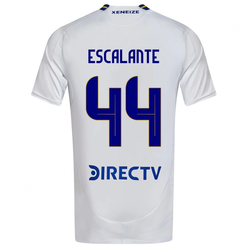 Danxen Kid Israel Escalante #44 White Blue Away Jersey 2025/26 T-Shirt