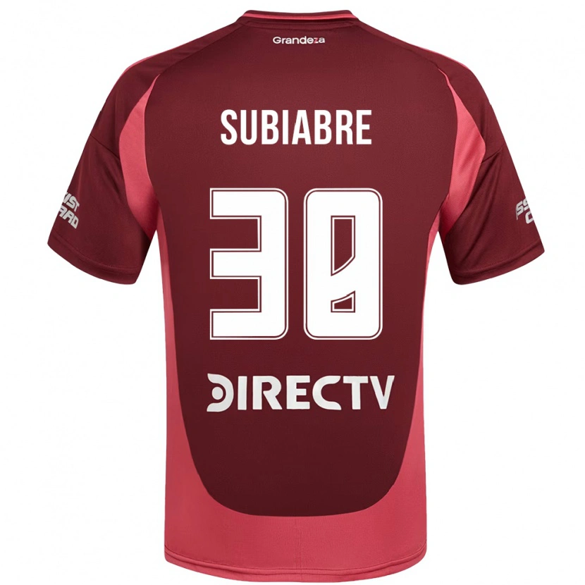 Danxen Kid Ian Subiabre #38 Burgundy Magenta Away Jersey 2025/26 T-Shirt