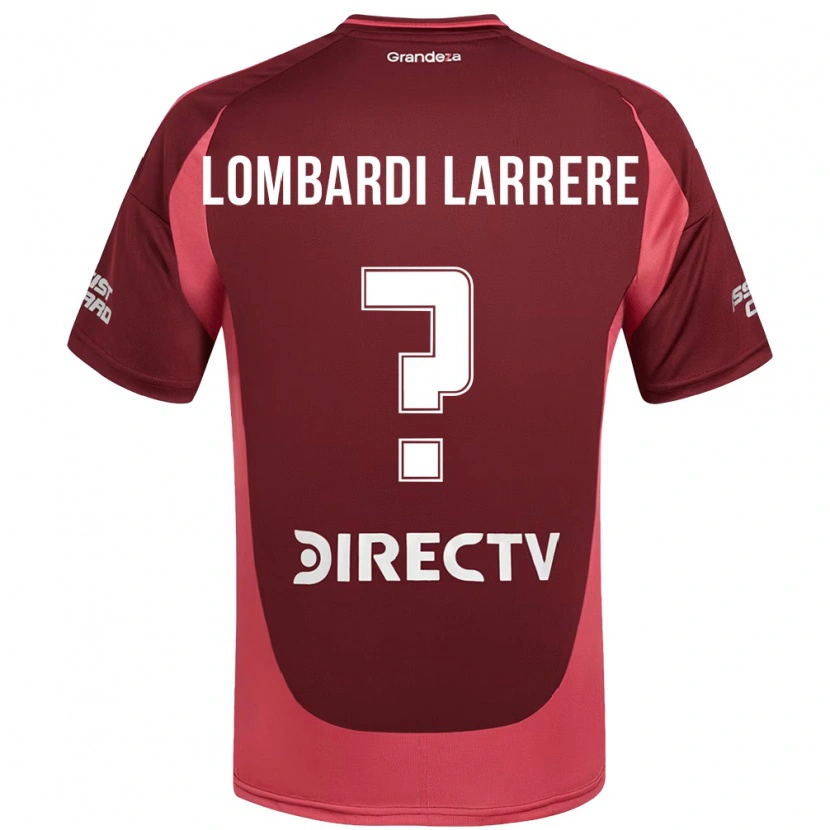 Danxen Kid Delfina Lombardi Larrere #0 Burgundy Magenta Away Jersey 2025/26 T-Shirt