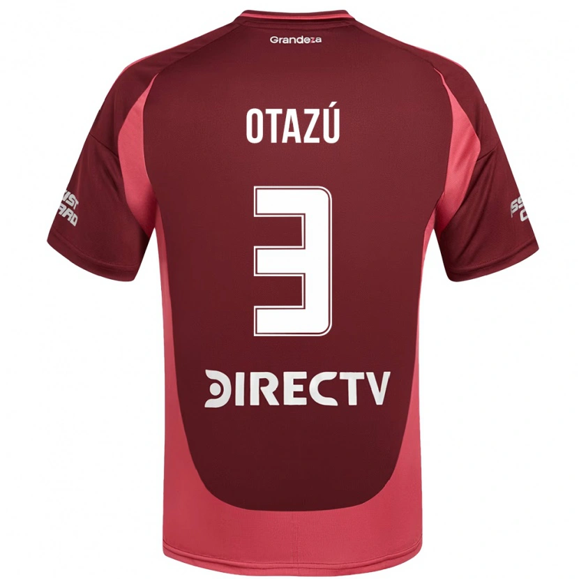 Danxen Kid Milagros Otazú #3 Burgundy Magenta Away Jersey 2025/26 T-Shirt