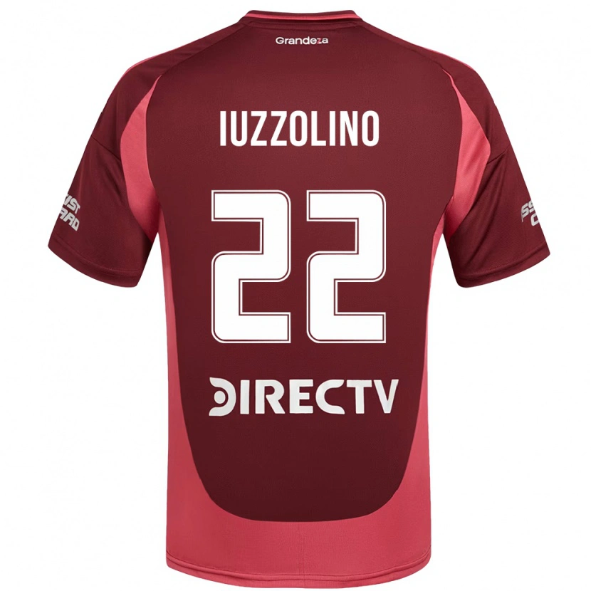 Danxen Kid Rocío Iuzzolino #22 Burgundy Magenta Away Jersey 2025/26 T-Shirt