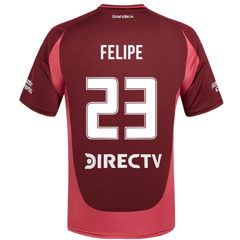 Danxen Kid Laura Felipe #23 Burgundy Magenta Away Jersey 2025/26 T-Shirt