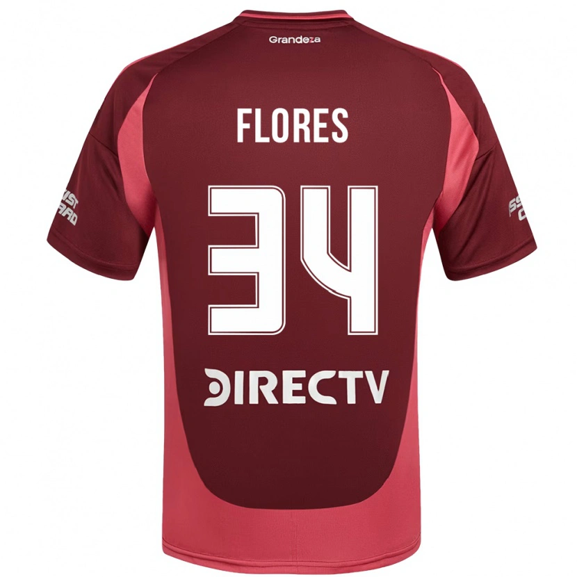 Danxen Kid Brenda Flores #34 Burgundy Magenta Away Jersey 2025/26 T-Shirt