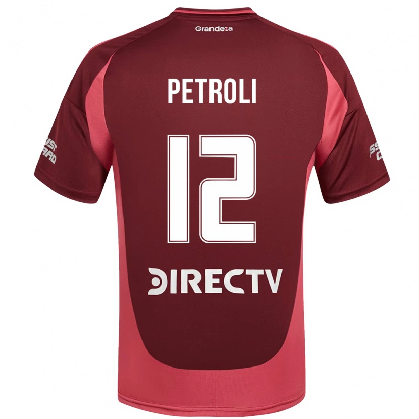 Danxen Kid Franco Petroli #12 Burgundy Magenta Away Jersey 2025/26 T-Shirt