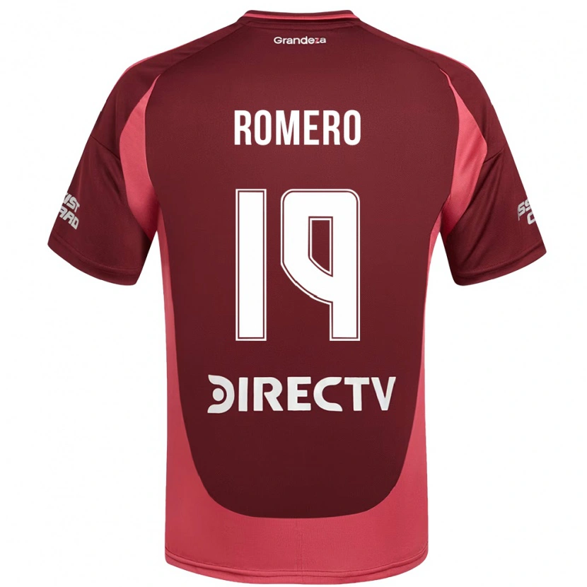 Danxen Kid Braian Romero #19 Burgundy Magenta Away Jersey 2025/26 T-Shirt