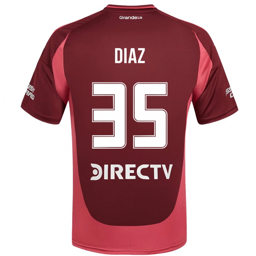 Danxen Kid Leonardo Diaz #35 Burgundy Magenta Away Jersey 2025/26 T-Shirt