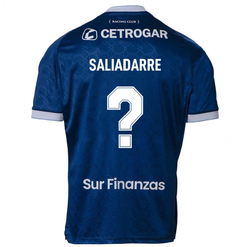 Danxen Kid Emiliano Saliadarre #0 Dark Blue Away Jersey 2025/26 T-Shirt