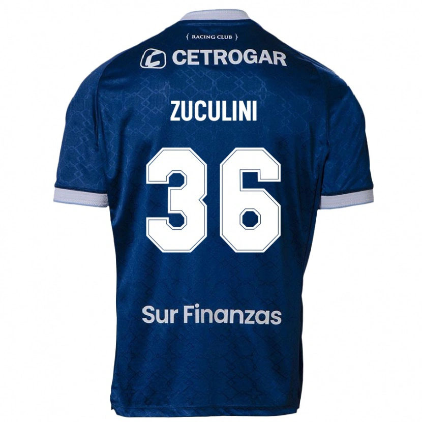 Danxen Kid Bruno Zuculini #36 Dark Blue Away Jersey 2025/26 T-Shirt