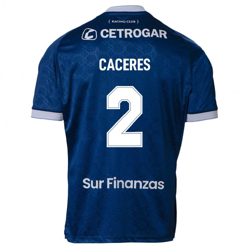 Danxen Kid Juan Jose Caceres #2 Dark Blue Away Jersey 2025/26 T-Shirt