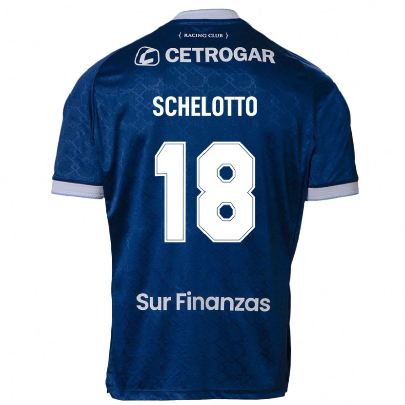 Danxen Kid Ezequiel Schelotto #18 Dark Blue Away Jersey 2025/26 T-Shirt