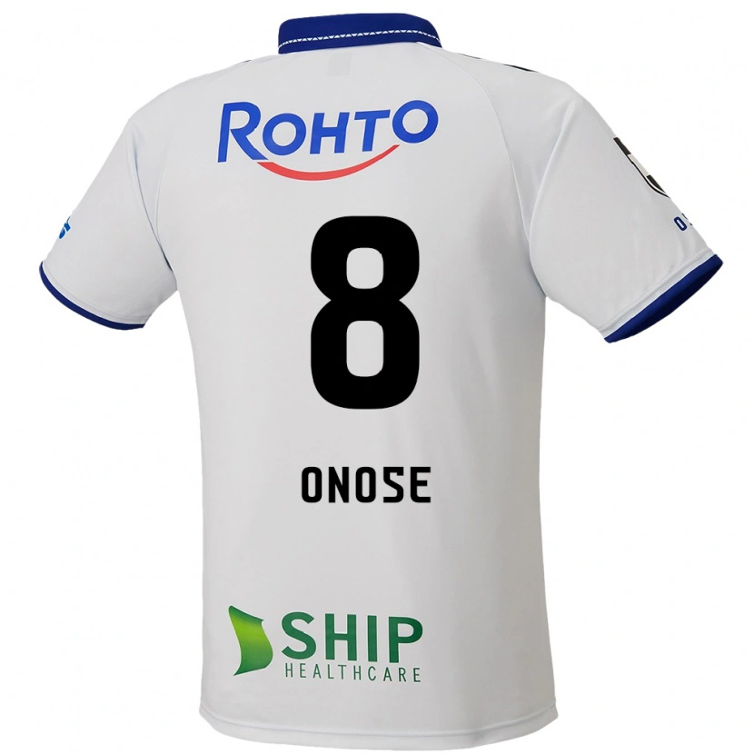 Danxen Kid Kosuke Onose #8 White Blue Black Away Jersey 2025/26 T-Shirt