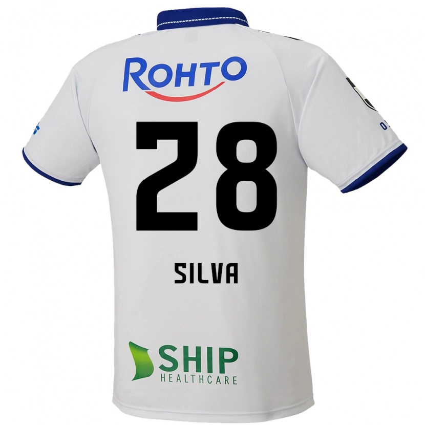 Danxen Kid Wellington Silva #28 White Blue Black Away Jersey 2025/26 T-Shirt