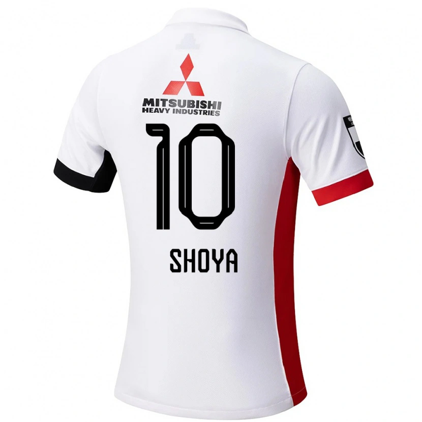 Danxen Kid Shoya Nakajima #10 White Black Away Jersey 2025/26 T-Shirt