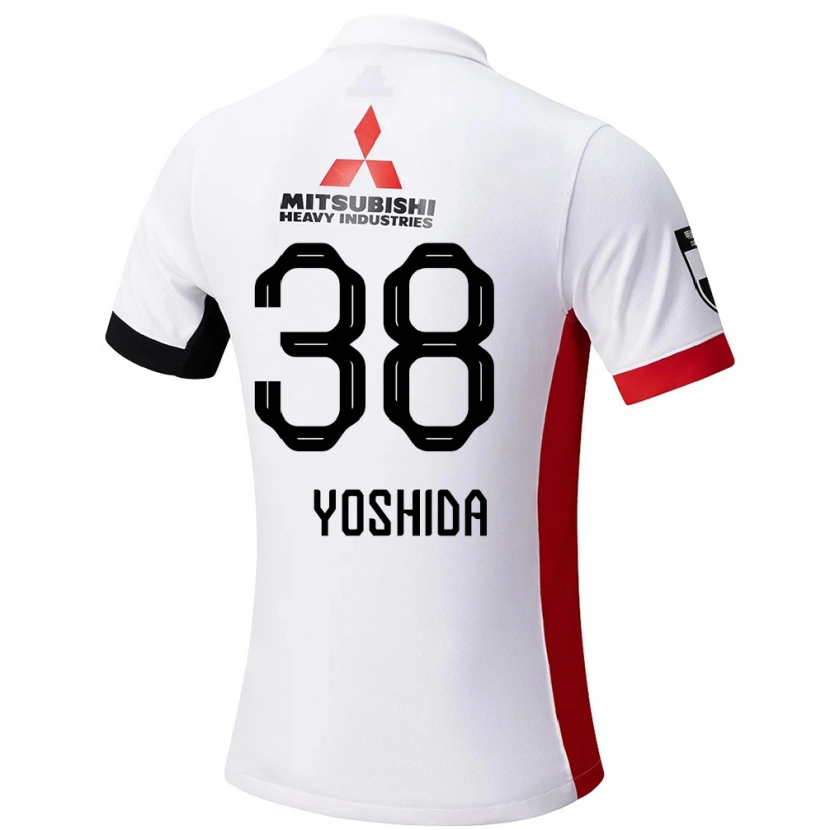 Danxen Kid Masanobu Yoshida #38 White Black Away Jersey 2025/26 T-Shirt