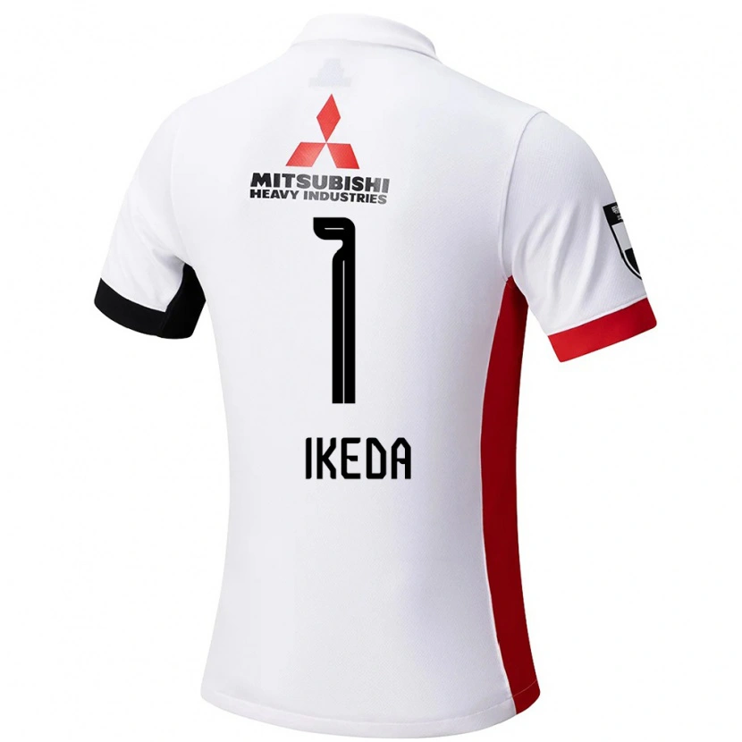 Danxen Kid Sakiko Ikeda #1 White Black Away Jersey 2025/26 T-Shirt