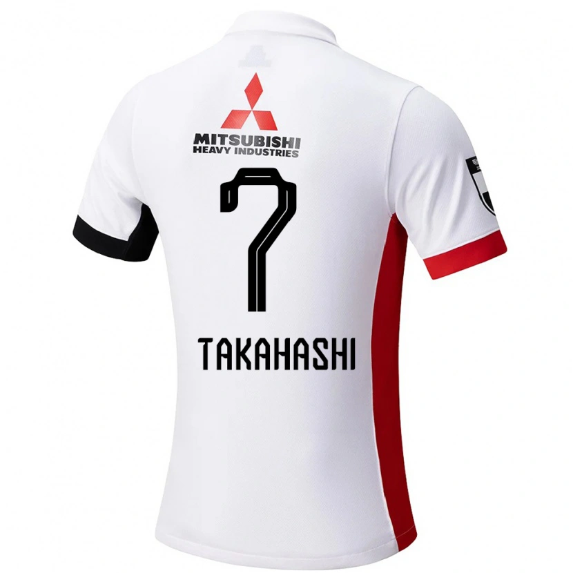 Danxen Kid Hana Takahashi #7 White Black Away Jersey 2025/26 T-Shirt