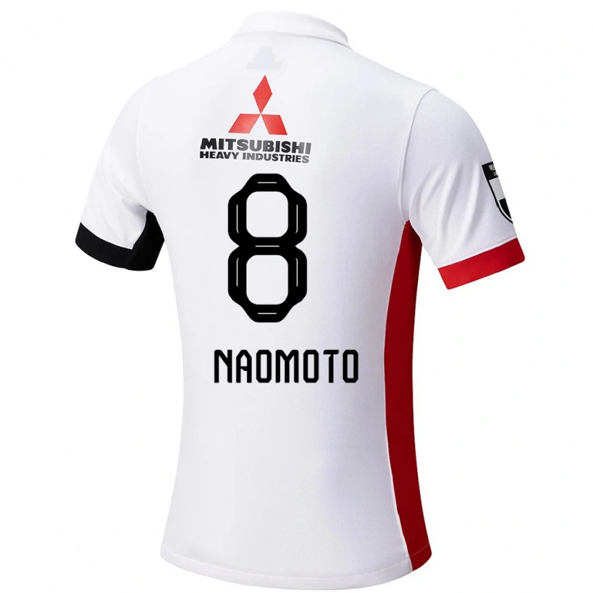 Danxen Kid Hikaru Naomoto #8 White Black Away Jersey 2025/26 T-Shirt