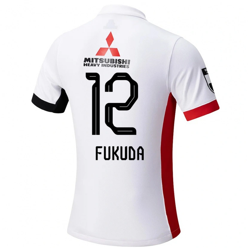 Danxen Kid Shiori Fukuda #12 White Black Away Jersey 2025/26 T-Shirt