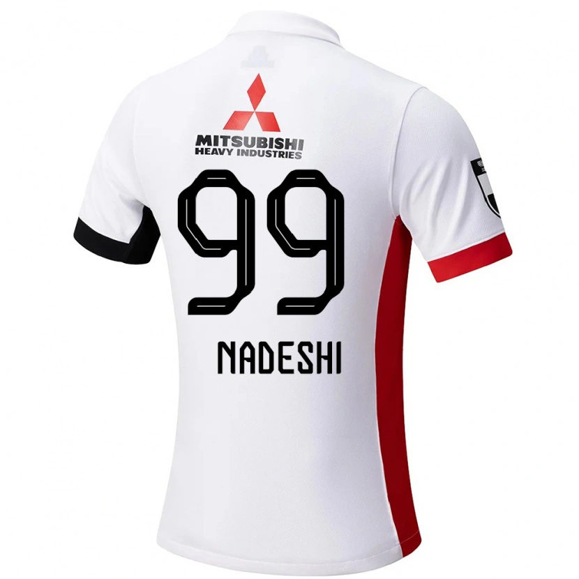 Danxen Kid Mizu Nadeshi #99 White Black Away Jersey 2025/26 T-Shirt