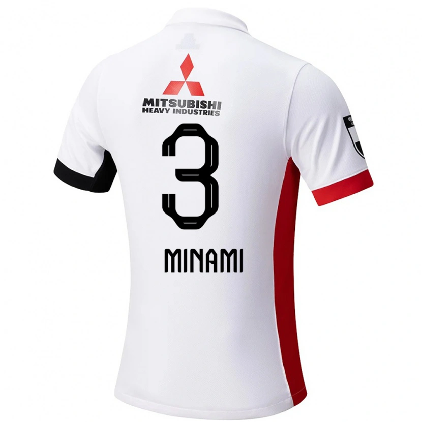 Danxen Kid Moeka Minami #3 White Black Away Jersey 2025/26 T-Shirt