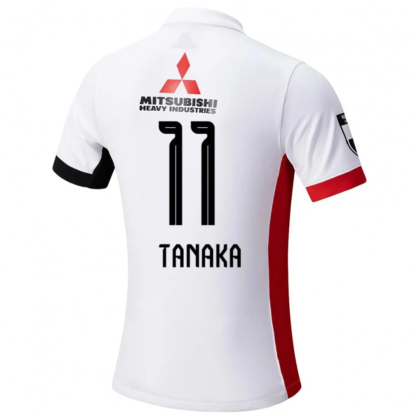 Danxen Kid Tatsuya Tanaka #11 White Black Away Jersey 2025/26 T-Shirt