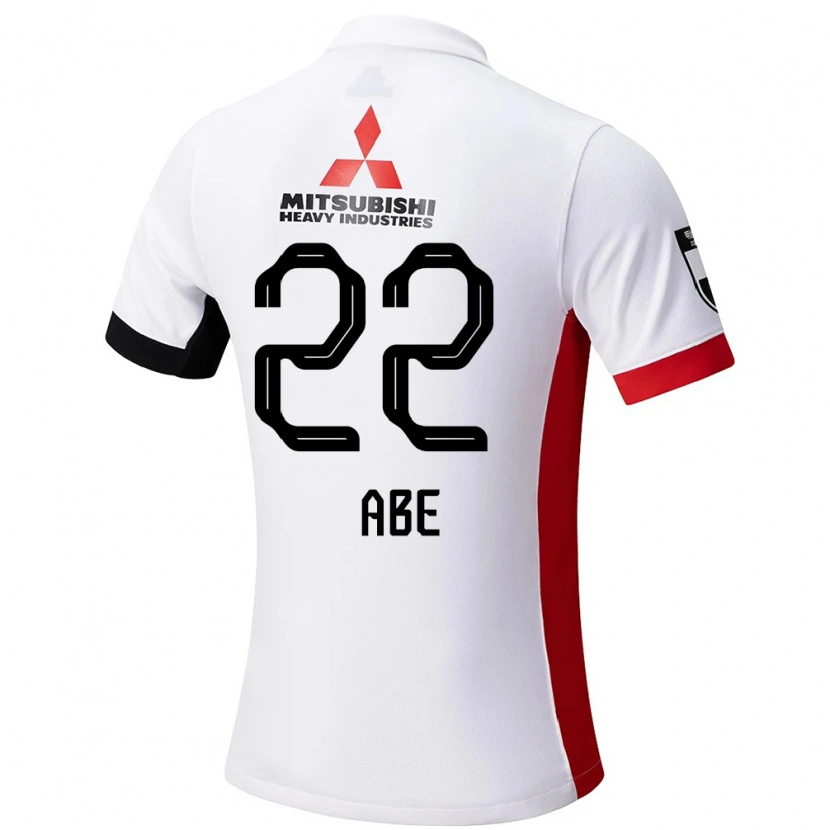 Danxen Kid Yuki Abe #22 White Black Away Jersey 2025/26 T-Shirt